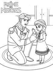 coloriage reine des neige des gants pour elsa cacher ses pouvoirs